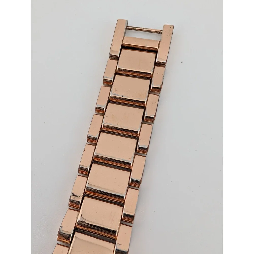 Folio Watch Women 34mm Case Crystal Bezel Rose Gold 6.5